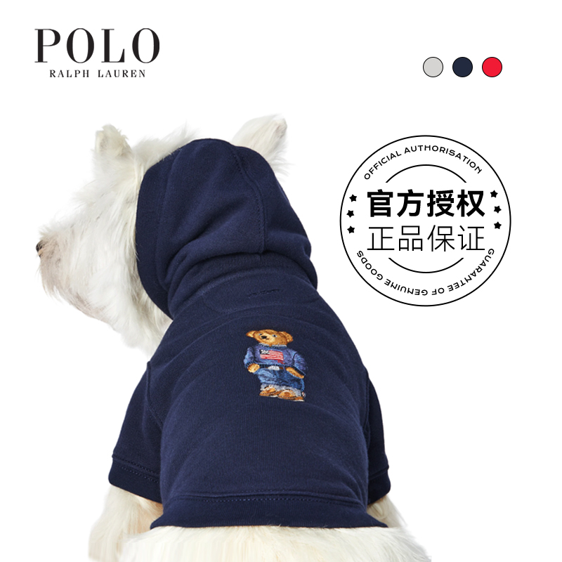 拉夫·劳伦狗狗羊毛混纺连帽衫