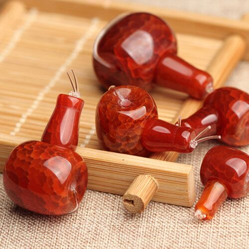 新品天然红龙纹玛瑙藏式三通散珠子DEIY佛头套装串珠文玩手链饰品