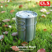 极速户外套锅便携野营炊s具野炊折叠锅具单锅单兵野外生存装 备露