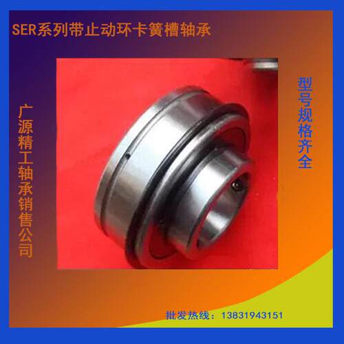 极速带止动环卡簧槽轴承SER205-16 SER206F SER206-18 SER206-19
