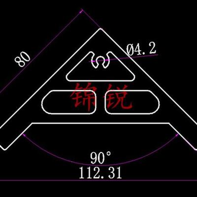 极速8材3505型工k业铝型材挤压角铝9A0度料535直N角l0等边加强角