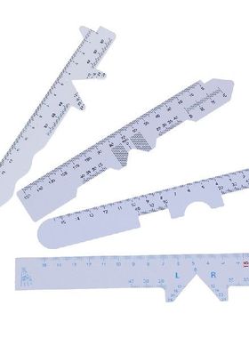 极速4pcs/Set Measure Optical Vernier PD Ruler RPupil Distanc