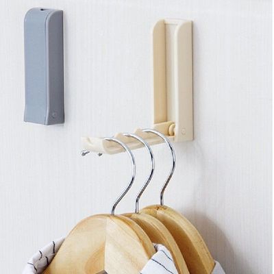 极速Foldable Haknging Rack Bathroom Kitchen Hanging Adhesive