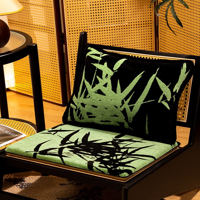 极速新中式沙发椅子m坐垫红木实木椅垫餐椅太师椅茶椅垫子茶桌圈