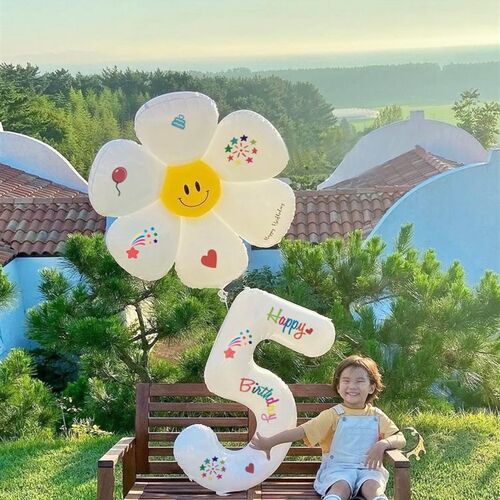 新品Birthday number balloon party decoration roomT letter se