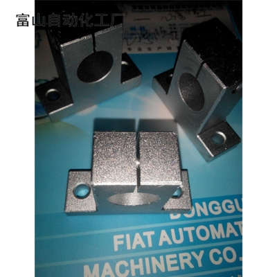 T型固定连接件支柱 镀铬棒连接块8 10 12 16导杆丝杆支撑架支架