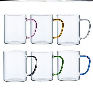 极速5客水杯g淘热带茶杯玻璃笑绿茶玻璃杯透明杯子相迎家用喝水耐