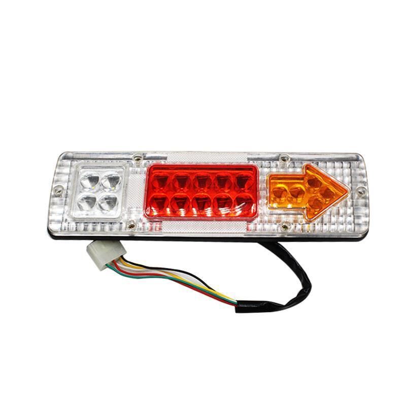 速发电动三轮车后尾灯车尾灯总成通用老年车转向行12v48松之禾