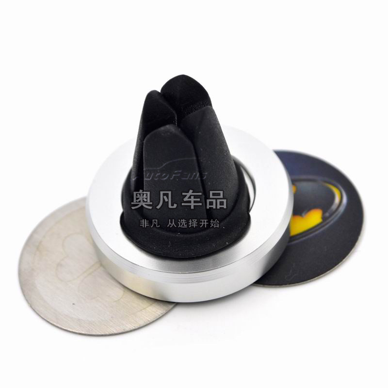 现货速发金属材质蝙蝠侠车载磁力磁吸汽车用空调出风口手机架导航