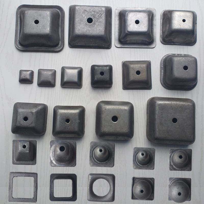 现货速发堆垛脚碗方管封头顶盖底座铸铁底脚堆垛脚周转箱脚杯货架