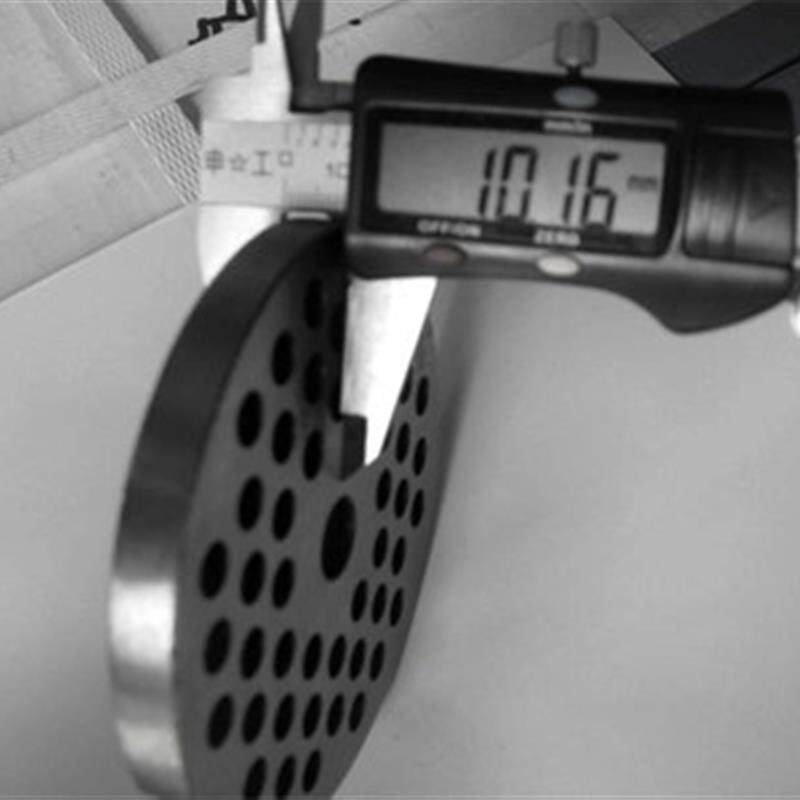 现货速发2绞肉机配件不锈钢刀片孔板篦子通用出料孔板出肉板