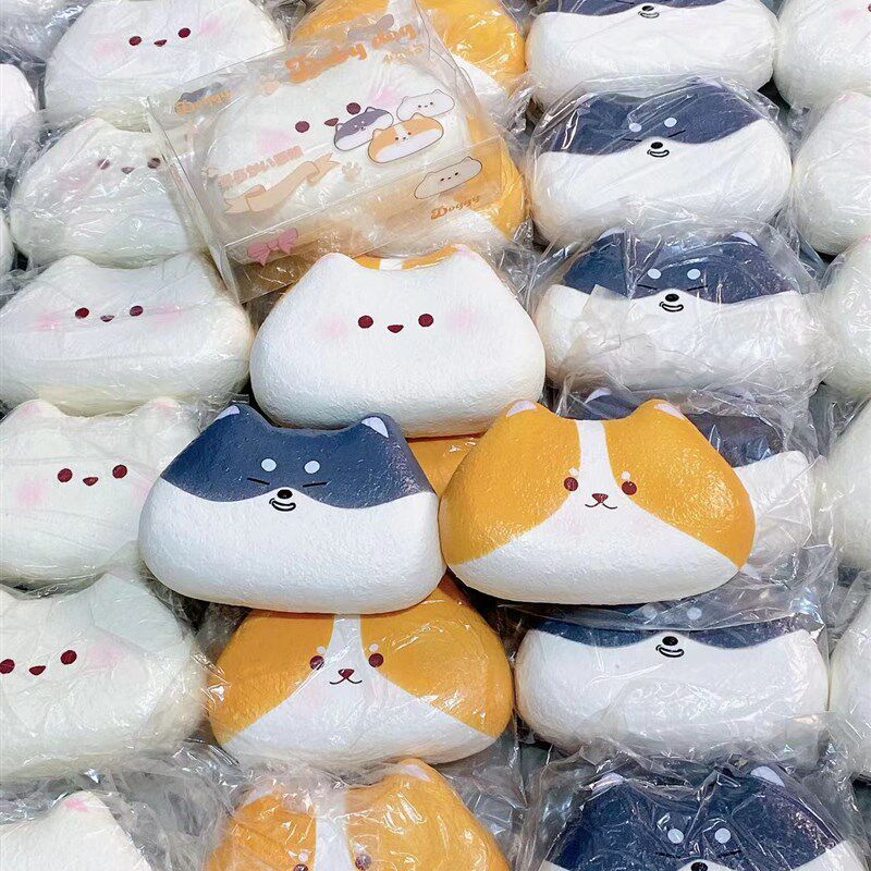 现货速发新品doggySquishy修狗慢回弹玩具棉花糖手感上班上课解压