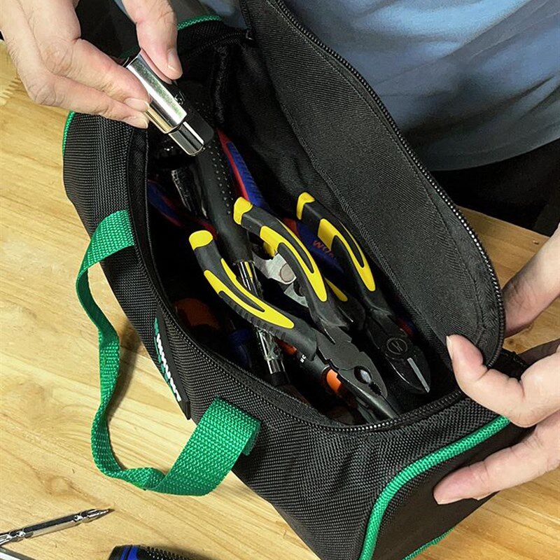 现货速发常胜客电工具包结实耐用帆布加厚木工收纳便携手提多功能