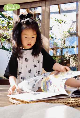 栀柔亲子睡裙优可丝植物纤维透气排汗居家女孩妈妈睡衣黑白高级感