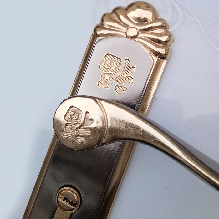 速发148室手锁体木门可选锁孔自动室内反锁卧锁福字选自字把5040