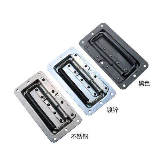 速发LS504方-形 隐藏嵌入YQS式弹簧折叠拉手工具箱侧边把手手 提