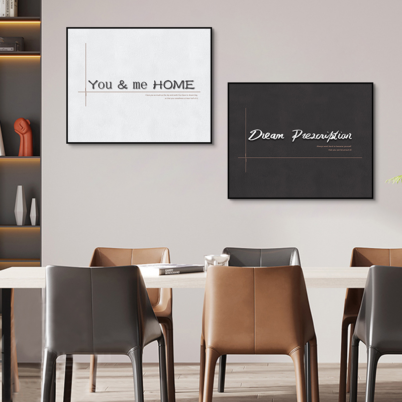 速发简约电表箱装箱画英文极简配电饰电闸盖板纯色开关盒挂画