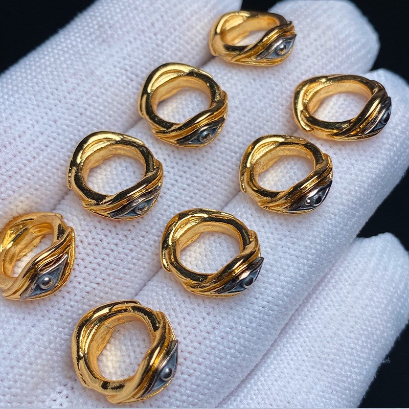 速发法眼金眼天眼佛眼卡环跑环文玩星月猴头百香椰蒂饰手串品配件