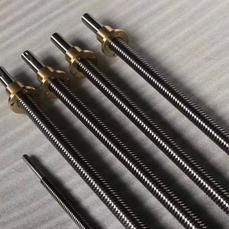 速发发黑梯丝螺杠20g20左右牙螺杆丝母Tr16 20 25 28 0 2 6t型形