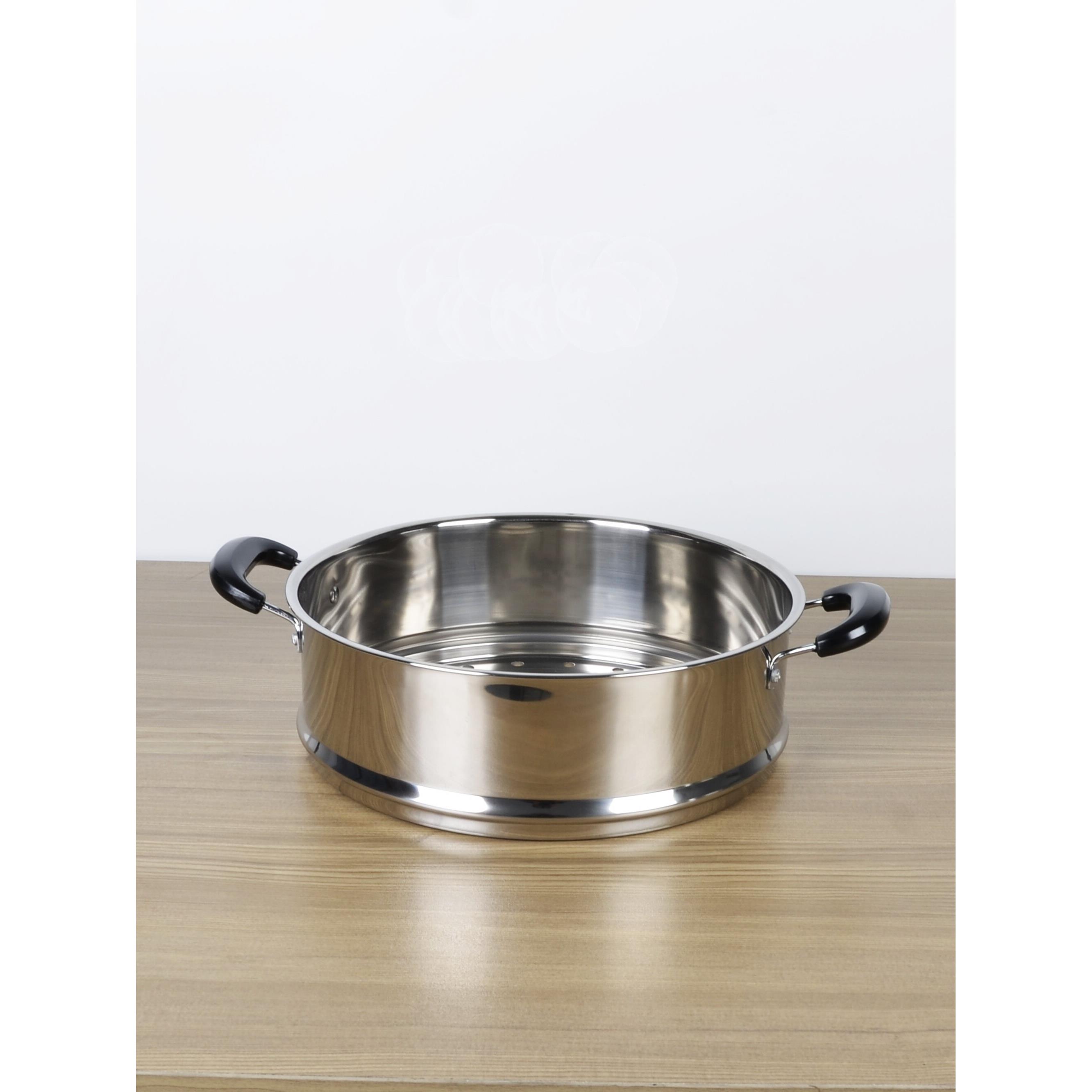 速发蒸笼0蒸蒸格屉4不锈钢家用加深加厚蒸锅篦子炒锅电锅笼屉通用