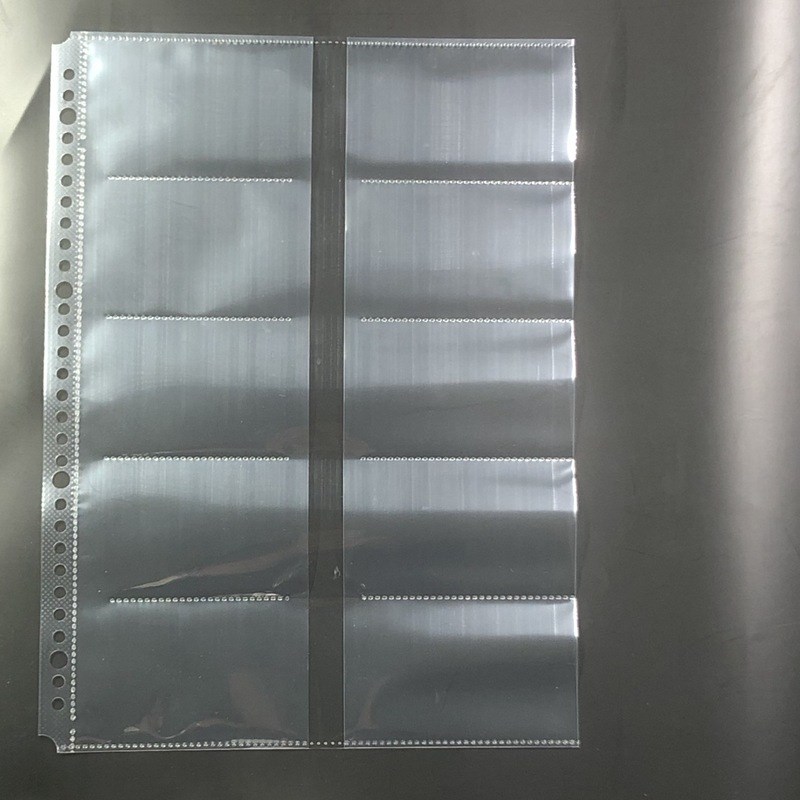 速发多种卡片收集册a4活页夹内页卡内片芯收藏旅行门票相片名片明