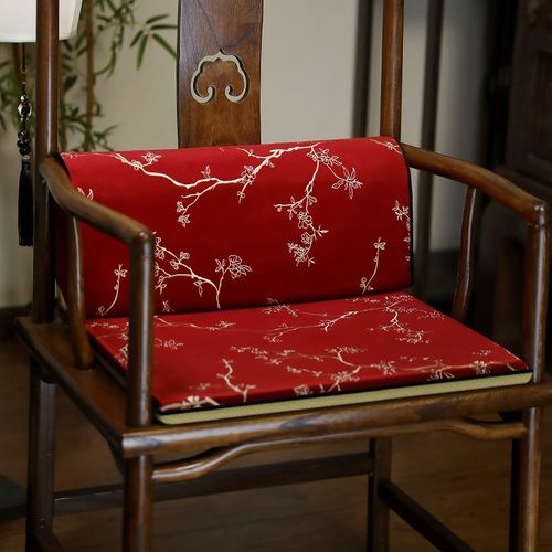 速发新垫式坐垫高端红木沙发绣中绒布刺椅冬季屁垫茶桌椅垫太师椅