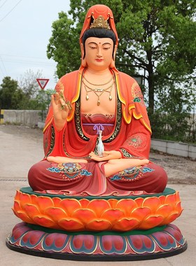 速发2米脂贴金音世音娘娘供奉树1大佛像滴水观音菩萨古彩观世观佛