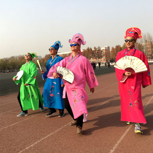 速发江南四大才子古装服装演出服会套唐伯虎点秋香年全小扇道具品