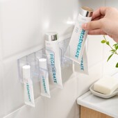 速发镜柜洗面奶收纳架牙膏品架手霜壁挂护护肤夹化妆品浴室柜置物