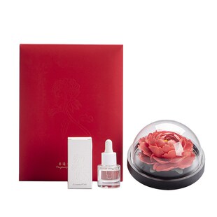 速发高档礼薰装富贵牡丹花香盒扩件陶瓷礼品轻奢非遗无火摆香石香