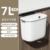 Thickened Wall-Mounted Trash Can with Lid 7L[Free Hanging Board/Adhesive]