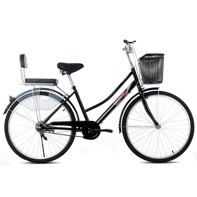 极速自行车女式24/26寸男女y士轻便老式单久普通轻松通勤遛弯休闲