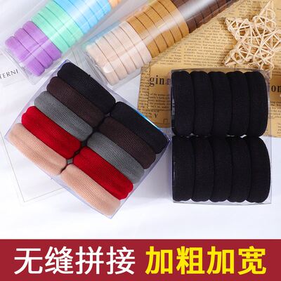 极速lady black hair bands rope accessories hair Tring head r