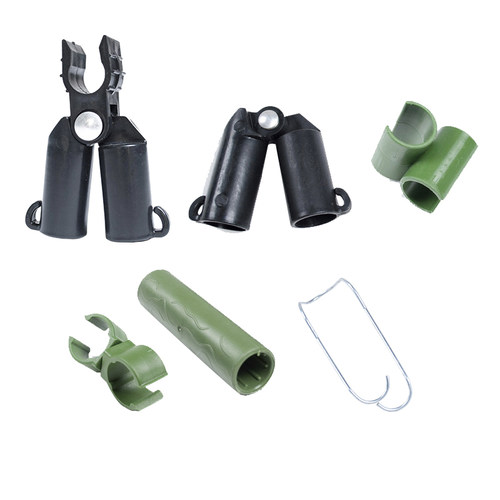 极速植物爬藤架包塑钢管连接w件钢丝扣卡扣固定扣支柱杆花架十字