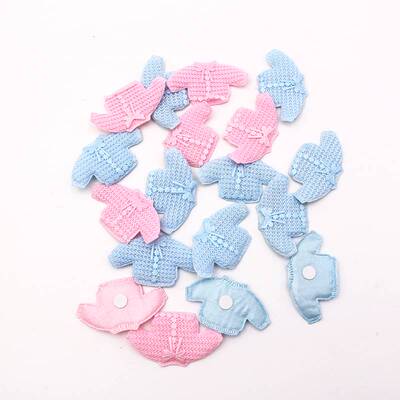 极速61224pcs Pink Blue Baby Shower FaGvors Decor Cloth For P