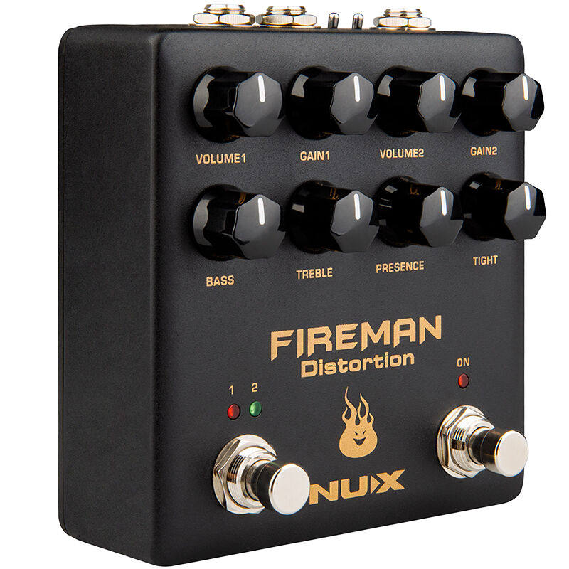 极速NUX电吉他失真效果器NDS-5单块双通道直K通FIREMAN经典箱模音
