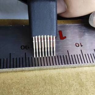极速1.0mm间距顶针3P4Pt5P6P7P8P探针单双排顶烧录测试程序下载弹