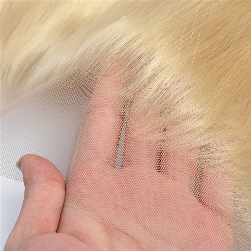 极速613 Blonde HD Transparent Lace Frontal Peruvian XStraigh