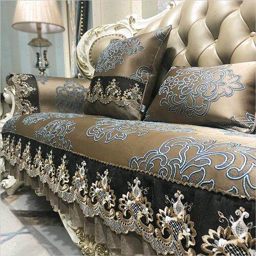 极速北欧风格沙发垫欧式四季通y用奢华123组合皮客厅套罩防滑坐垫