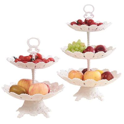 极速Fruit basin sinmple multi-layer fruit plate table rack l