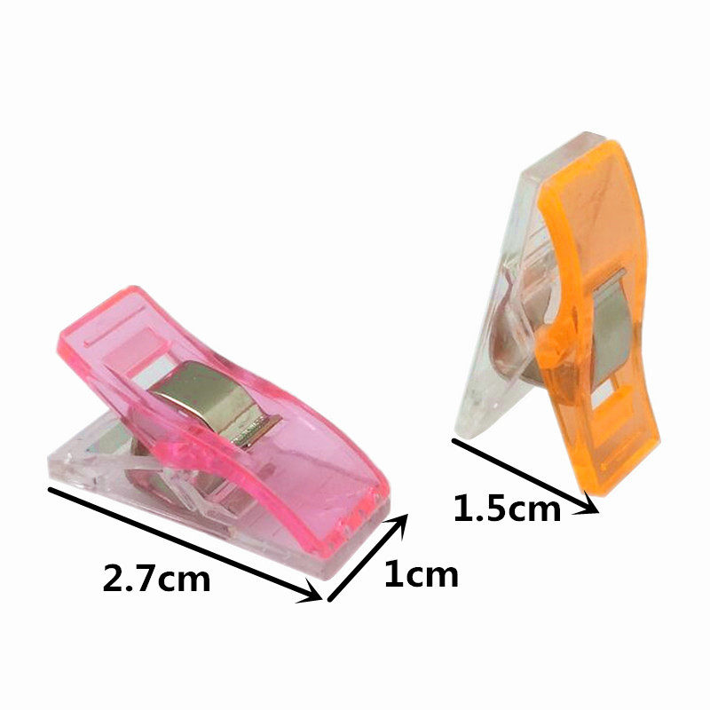 极速20pcs DIY Pkatchwork Job Foot Case Multicolor Plastic Cl