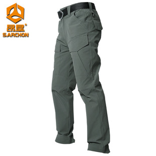 极速昂垦战术裤男士春夏弹力速干裤户H外军迷作训裤多口袋作战裤