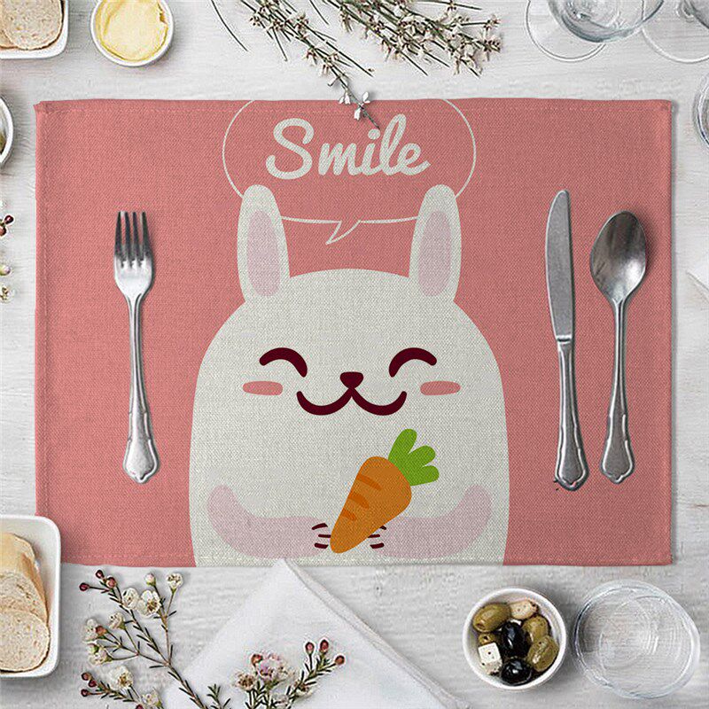 极速Cuate Animal Childish Pattern Placemat Kitchen Decor Cot