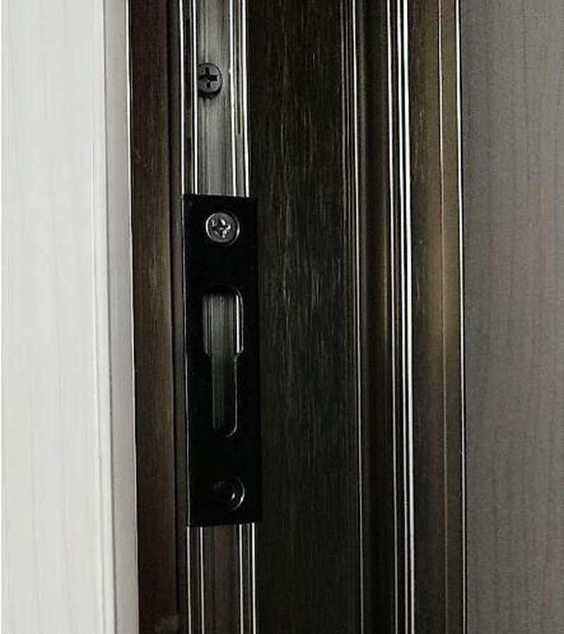 极速移门锁扣 门锁平扣 推拉门J锁片 多点移门锁配件