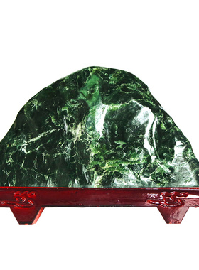 新品玉石天然玉原石m摆件护宅家居靠山墨玉石客厅补角神器室内大