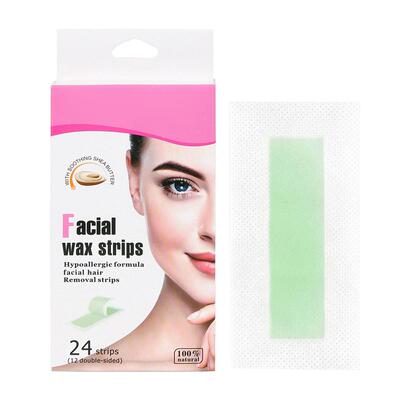 极速24Pcs Sumhmer Professional Hair Removal Wax Strips For d