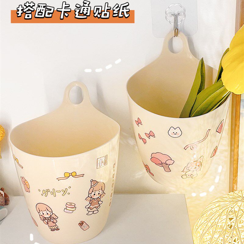 极速新款悬挂式收纳桶迷你垃圾桶壁挂式厨房N储物收纳学生用桌面