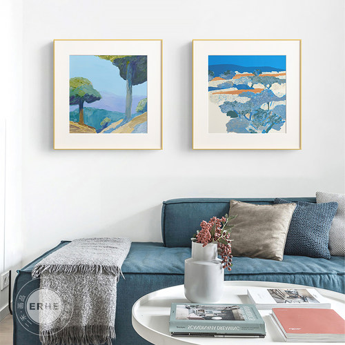 新品罗杰穆尔Rogenr Muhl北欧文艺餐厅静物装饰画小众风景油画客