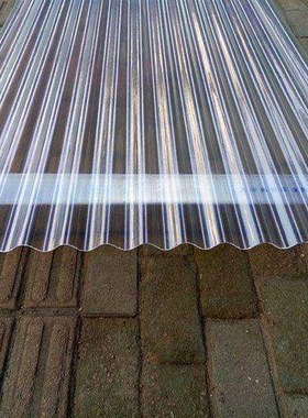 极速?透明瓦采光瓦阳光板 塑料pvcG天台彩钢瓦防漏养猪家用遮雨