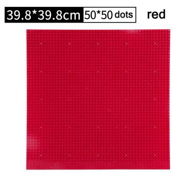 极速32*32 Dots Plastic Blovcks legal Base Plates 50*50 Pink